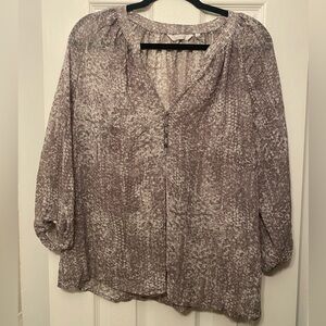 Elegant Gray Women's Top Zoa New York